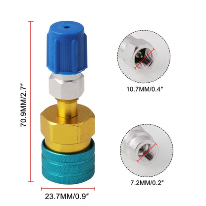 Car Sir Conditioner AC Charging Quick Connector Adapter, SK204
