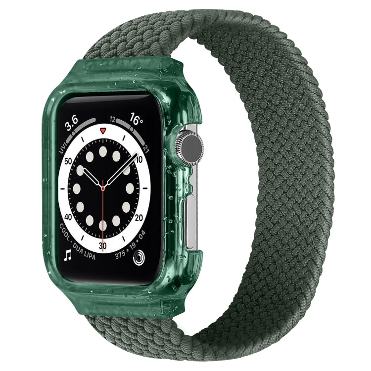 Weave Replacement Wrist Strap Watchbands with Frame For Apple Watch Series 6 & SE & 5 & 4 40mm / 3 & 2 & 1 38mm, 128mm, 135mm, 140mm, 145mm, 150mm, 155mm