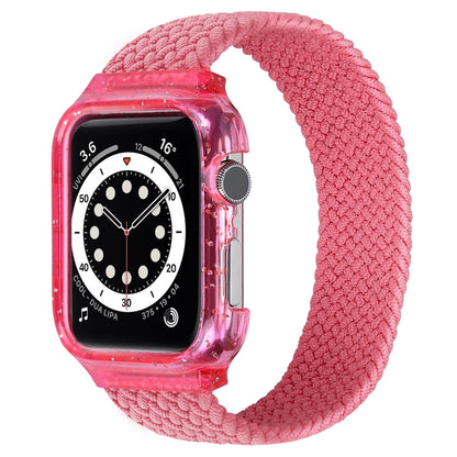 Weave Replacement Wrist Strap Watchbands with Frame For Apple Watch Series 6 & SE & 5 & 4 40mm / 3 & 2 & 1 38mm, 128mm, 135mm, 140mm, 145mm, 150mm, 155mm