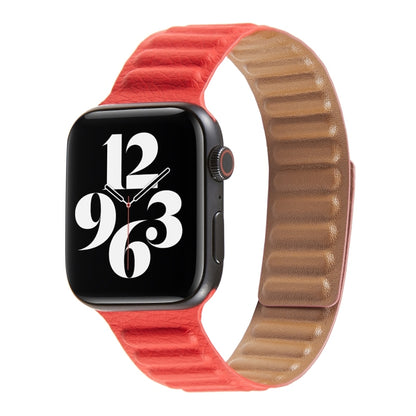 Loop Leather Watchband For Apple Watch Series 6 & SE & 5 & 4 40mm / 3 & 2 & 1 38mm, For Apple Watch Series 7 41mm / 6 & SE & 5 & 4 40mm / 3 & 2 & 1 38mm