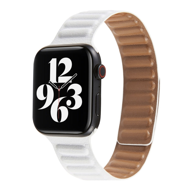 Loop Leather Watchband For Apple Watch Series 6 & SE & 5 & 4 44mm / 3 & 2 & 1 42mm, For Apple Watch Series 7 45mm / 6 & SE & 5 & 4 44mm / 3 & 2 & 1 42mm