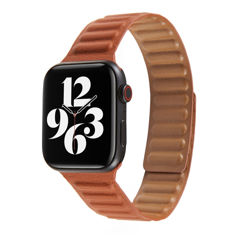 Loop Leather Watchband For Apple Watch Series 6 & SE & 5 & 4 44mm / 3 & 2 & 1 42mm, For Apple Watch Series 7 45mm / 6 & SE & 5 & 4 44mm / 3 & 2 & 1 42mm