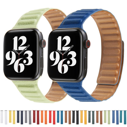 Loop Leather Watchband For Apple Watch Series 6 & SE & 5 & 4 44mm / 3 & 2 & 1 42mm, For Apple Watch Series 7 45mm / 6 & SE & 5 & 4 44mm / 3 & 2 & 1 42mm