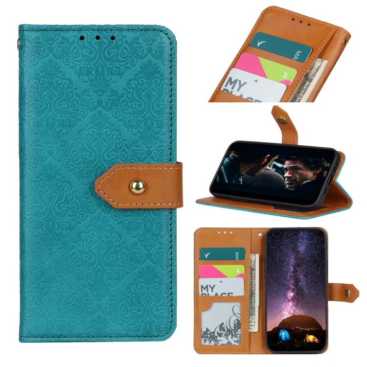 European Floral Embossed Copper Buckle Horizontal Flip PU Leather Case with Holder & Card Slots & Wallet & Photo Frame, For OPPO A52 / A72 / A92, For OPPO Reno4 5G, For OPPO Reno5 5G, For OPPO Reno5 Pro Plus, For OPPO Reno5 Pro, For vivo V20, For vivo Y20