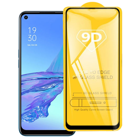 9D Full Glue Full Screen Tempered Glass Film, For OPPO A53 2020, For OPPO A53s, For OPPO A73 2020, For OPPO A93 2020, For OPPO A33 2020, For OPPO Realme 7, For OPPO Realme 7 Pro, For OPPO Realme 7i, For OPPO Realme C15, For OPPO Realme C17             ...