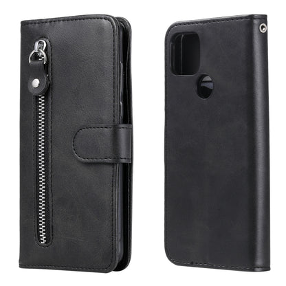 Fashion Calf Texture Zipper Horizontal Flip Leather Case with Holder & Card Slots & Wallet, For OPPO F17 Pro / A93, For OPPO Realme 5 / 5s / C3, For Google Pixel 4a 4G, For Google Pixel 5 XL / Pixel 4a 5G, For Xiaomi Poco M3 / Redmi Note 9 4G          ...