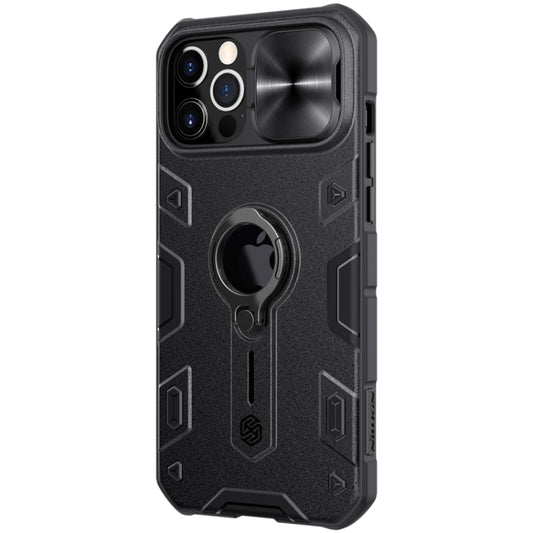 NILLKIN Coque de protection antichoc CamShield Armor avec anneau invisible, pour iPhone 12 Pro Max