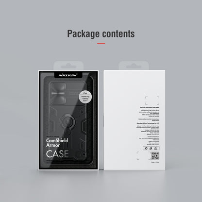 NILLKIN Shockproof CamShield Armor Protective Case with Invisible Ring Holder, For Samsung Galaxy S21+ 5G