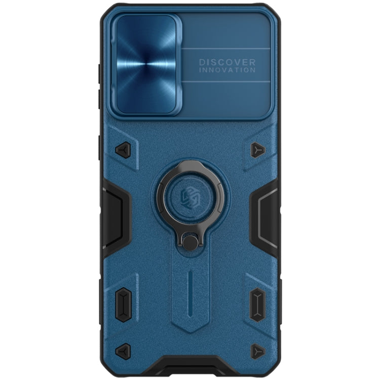NILLKIN Shockproof CamShield Armor Protective Case with Invisible Ring Holder, For Samsung Galaxy S21+ 5G