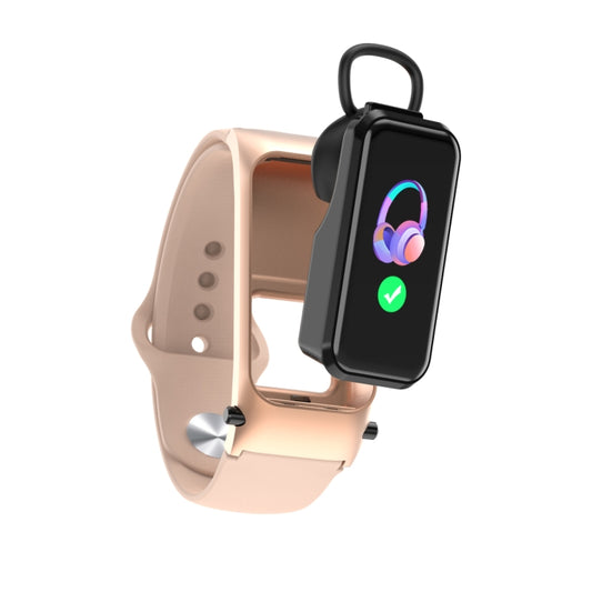 Bracelet intelligent avec écouteurs Bluetooth et écran HD 1,14 pouce X4, prend en charge la surveillance du sommeil / la surveillance de la température corporelle / la surveillance de la fréquence cardiaque