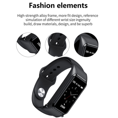 X4 1.14 inch HD Screen Bluetooth Earphone Smart Bracelet, Support Sleep Monitoring / Body Temperature Monitoring / Heart Rate Monitoring