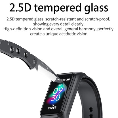 X4 1.14 inch HD Screen Bluetooth Earphone Smart Bracelet, Support Sleep Monitoring / Body Temperature Monitoring / Heart Rate Monitoring