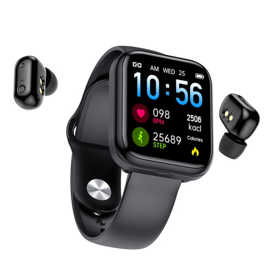 Bracelet intelligent X5 avec écouteur Bluetooth et écran couleur HD de 1,54 pouce, prend en charge la surveillance du sommeil / la surveillance de la pression artérielle / la surveillance de la fréquence cardiaque