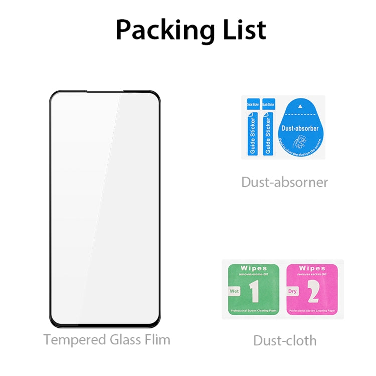 DUX DUCIS 0.33mm 9H Medium Alumina HD Full Screen Tempered Glass Film, For Google Pixel 4a, For Google Pixel 4a 5G, For Google Pixel 5, For Xiaomi Redmi Note 9T 5G