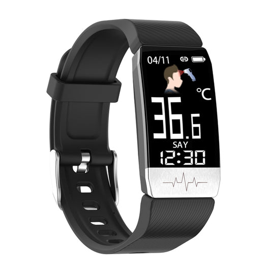 Bracelet intelligent T1S avec écran 1,14 pouce IP67 étanche, support de surveillance de l'oxygène sanguin / de la température corporelle / de la fréquence cardiaque