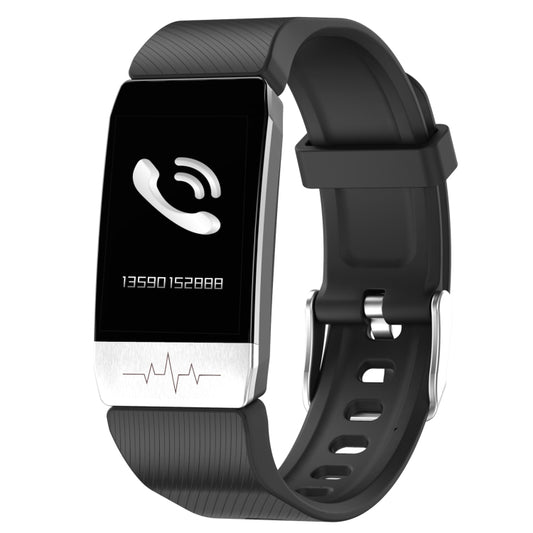 Bracelet intelligent T1S avec écran 1,14 pouce IP67 étanche, support de surveillance de l'oxygène sanguin / de la température corporelle / de la fréquence cardiaque