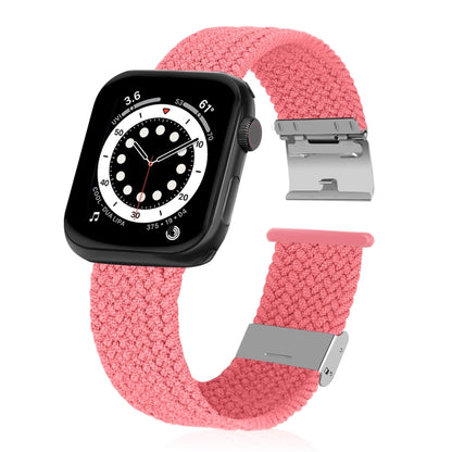 Braided + Stainless Steel Replacement Watchbands For Apple Watch Series 6 & SE & 5 & 4 40mm / 3 & 2 & 1 38mm, For Apple Watch Series 8&7 41mm / SE 2&6&SE&5&4 40mm / 3&2&1 38mm, For Apple Watch Series 7 41mm / 6 & SE & 5 & 4 40mm                        ...