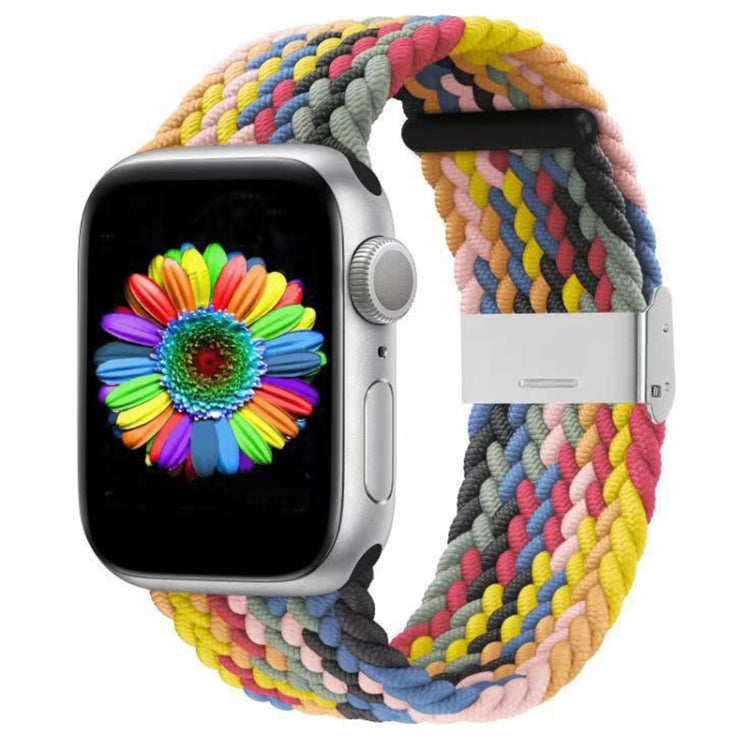 Braided + Stainless Steel Replacement Watchbands For Apple Watch Series 6 & SE & 5 & 4 40mm / 3 & 2 & 1 38mm, For Apple Watch Series 8&7 41mm / SE 2&6&SE&5&4 40mm / 3&2&1 38mm, For Apple Watch Series 7 41mm / 6 & SE & 5 & 4 40mm������������������������...