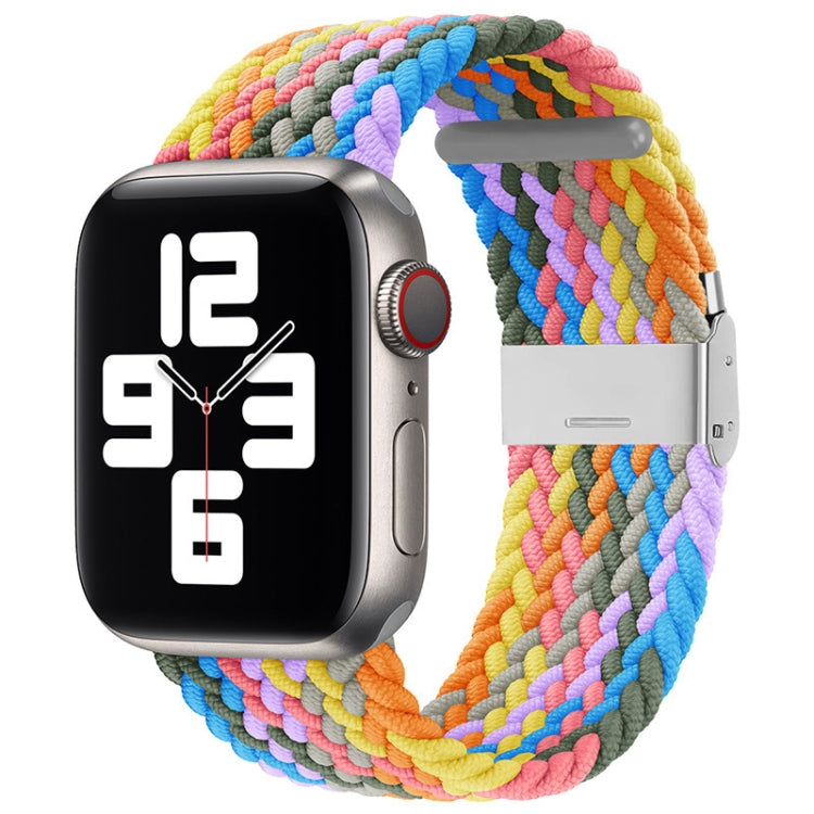 Braided + Stainless Steel Replacement Watchbands For Apple Watch Series 6 & SE & 5 & 4 44mm / 3 & 2 & 1 42mm
