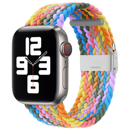 Braided + Stainless Steel Replacement Watchbands For Apple Watch Series 6 & SE & 5 & 4 44mm / 3 & 2 & 1 42mm, For Apple Watch Ultra 49mm / Series 8&7 45mm / SE 2&6&SE&5&4 44mm / 3&2&1 42mm, For Apple Watch Series 7 45mm / 6 & SE & 5 & 4 44mm�����������...