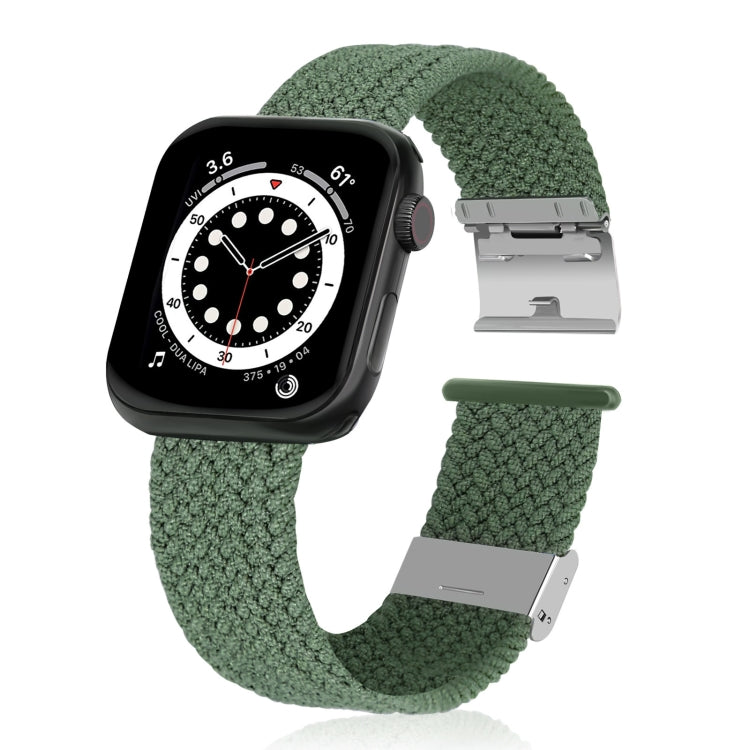 Braided + Stainless Steel Replacement Watchbands For Apple Watch Series 6 & SE & 5 & 4 44mm / 3 & 2 & 1 42mm