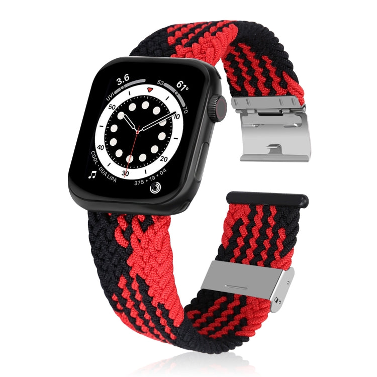 Braided + Stainless Steel Replacement Watchbands For Apple Watch Series 6 & SE & 5 & 4 44mm / 3 & 2 & 1 42mm, For Apple Watch Ultra 49mm / Series 8&7 45mm / SE 2&6&SE&5&4 44mm / 3&2&1 42mm, For Apple Watch Series 7 45mm / 6 & SE & 5 & 4 44mm           ...