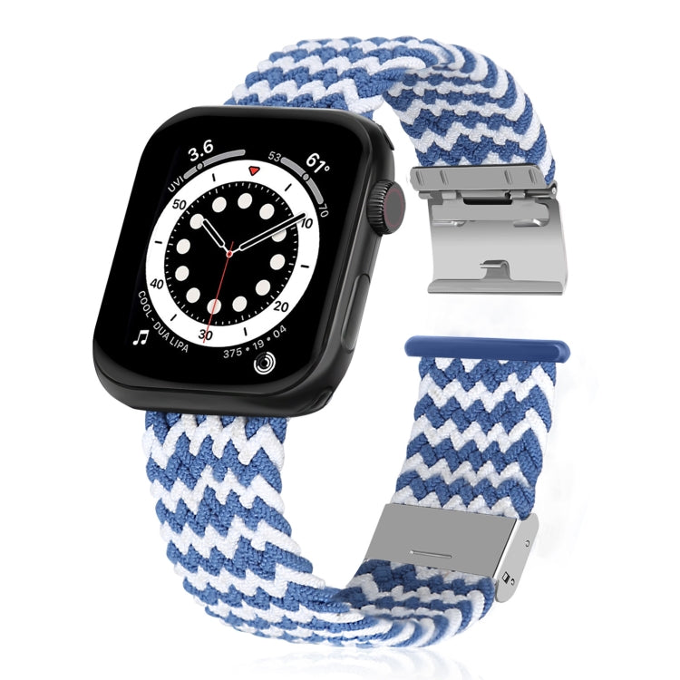 Braided + Stainless Steel Replacement Watchbands For Apple Watch Series 6 & SE & 5 & 4 44mm / 3 & 2 & 1 42mm, For Apple Watch Ultra 49mm / Series 8&7 45mm / SE 2&6&SE&5&4 44mm / 3&2&1 42mm, For Apple Watch Series 7 45mm / 6 & SE & 5 & 4 44mm�����������...