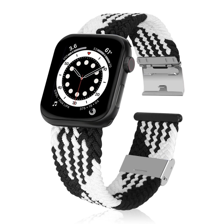 Braided + Stainless Steel Replacement Watchbands For Apple Watch Series 6 & SE & 5 & 4 44mm / 3 & 2 & 1 42mm, For Apple Watch Ultra 49mm / Series 8&7 45mm / SE 2&6&SE&5&4 44mm / 3&2&1 42mm, For Apple Watch Series 7 45mm / 6 & SE & 5 & 4 44mm�����������...