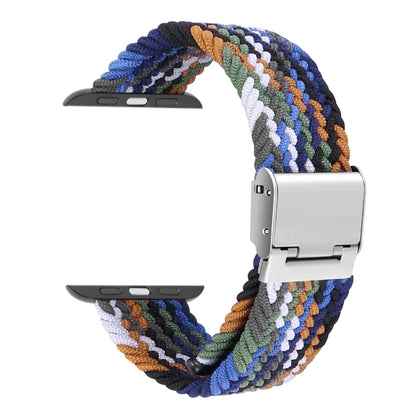 Braided + Stainless Steel Replacement Watchbands For Apple Watch Series 6 & SE & 5 & 4 44mm / 3 & 2 & 1 42mm, For Apple Watch Ultra 49mm / Series 8&7 45mm / SE 2&6&SE&5&4 44mm / 3&2&1 42mm, For Apple Watch Series 7 45mm / 6 & SE & 5 & 4 44mm           ...