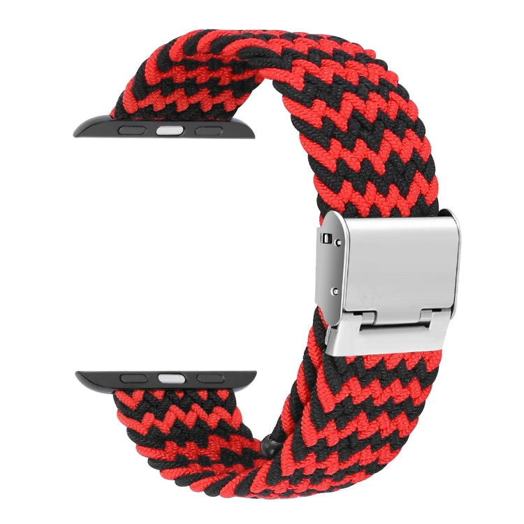 Braided + Stainless Steel Replacement Watchbands For Apple Watch Series 6 & SE & 5 & 4 44mm / 3 & 2 & 1 42mm