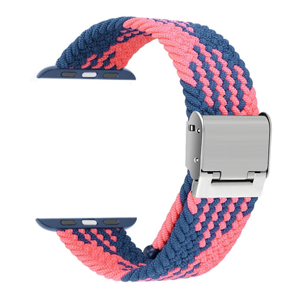 Braided + Stainless Steel Replacement Watchbands For Apple Watch Series 6 & SE & 5 & 4 44mm / 3 & 2 & 1 42mm, For Apple Watch Ultra 49mm / Series 8&7 45mm / SE 2&6&SE&5&4 44mm / 3&2&1 42mm, For Apple Watch Series 7 45mm / 6 & SE & 5 & 4 44mm           ...