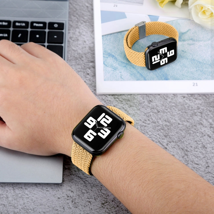 Braided + Stainless Steel Replacement Watchbands For Apple Watch Series 6 & SE & 5 & 4 44mm / 3 & 2 & 1 42mm