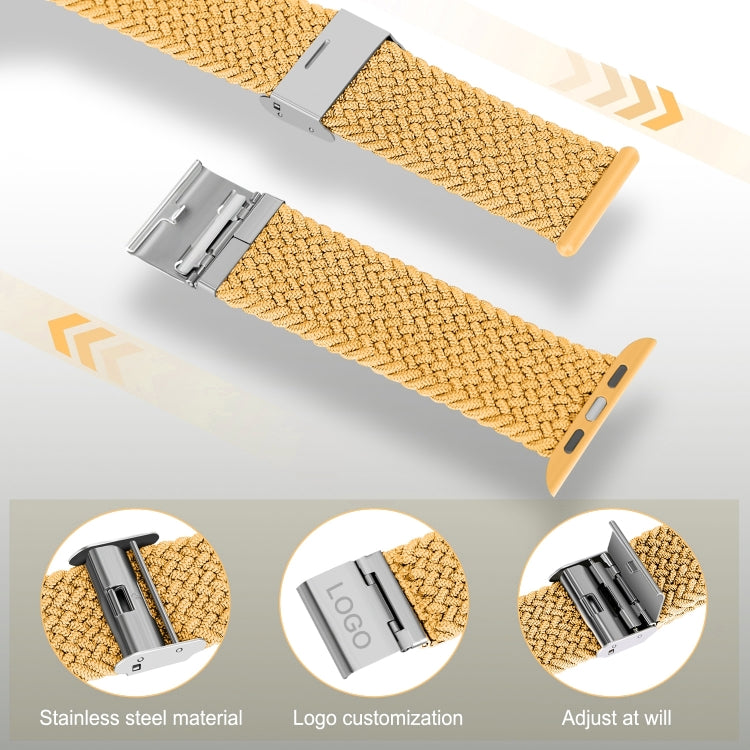 Braided + Stainless Steel Replacement Watchbands For Apple Watch Series 6 & SE & 5 & 4 44mm / 3 & 2 & 1 42mm, For Apple Watch Ultra 49mm / Series 8&7 45mm / SE 2&6&SE&5&4 44mm / 3&2&1 42mm, For Apple Watch Series 7 45mm / 6 & SE & 5 & 4 44mm�����������...