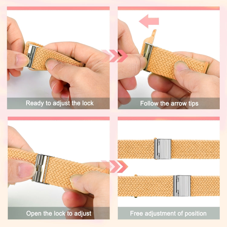 Braided + Stainless Steel Replacement Watchbands For Apple Watch Series 6 & SE & 5 & 4 44mm / 3 & 2 & 1 42mm