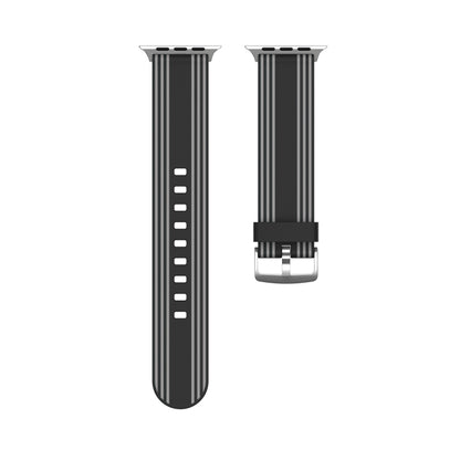 Silicone Replaceable Watch Strap, For Apple Watch Ultra 49mm / Series 8&7 45mm / SE 2&6&SE&5&4 44mm / 3&2&1 42mm, For Apple Watch Series 8&7 41mm / SE 2&6&SE&5&4 40mm / 3&2&1 38mm, For Apple Watch Series 7 45mm / 6 & SE & 5 & 4 44mm / 3 & 2 & 1 42mm���...