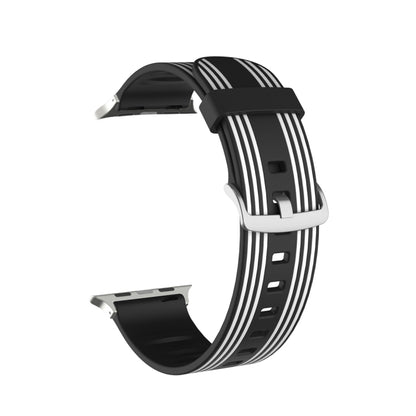 Silicone Replaceable Watch Strap, For Apple Watch Ultra 49mm / Series 8&7 45mm / SE 2&6&SE&5&4 44mm / 3&2&1 42mm, For Apple Watch Series 8&7 41mm / SE 2&6&SE&5&4 40mm / 3&2&1 38mm, For Apple Watch Series 7 45mm / 6 & SE & 5 & 4 44mm / 3 & 2 & 1 42mm���...