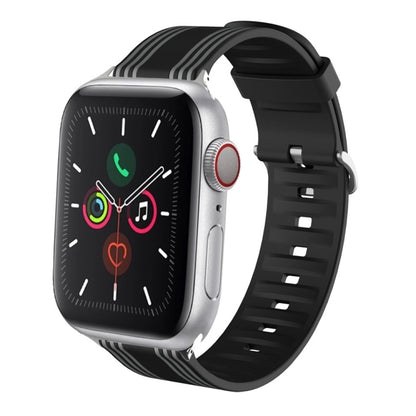 Silicone Replaceable Watch Strap, For Apple Watch Ultra 49mm / Series 8&7 45mm / SE 2&6&SE&5&4 44mm / 3&2&1 42mm, For Apple Watch Series 8&7 41mm / SE 2&6&SE&5&4 40mm / 3&2&1 38mm, For Apple Watch Series 7 45mm / 6 & SE & 5 & 4 44mm / 3 & 2 & 1 42mm���...