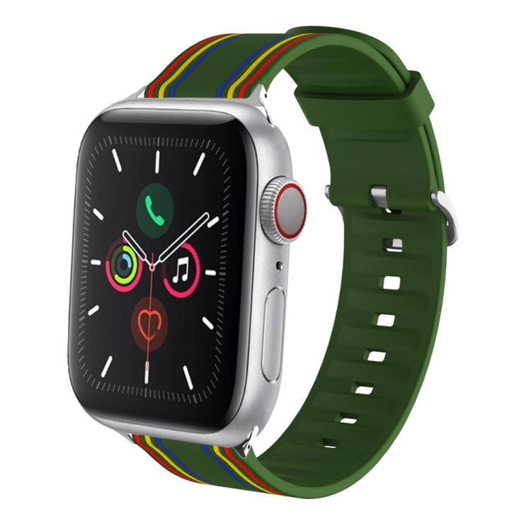Silicone Replaceable Watch Strap, For Apple Watch Ultra 49mm / Series 8&7 45mm / SE 2&6&SE&5&4 44mm / 3&2&1 42mm, For Apple Watch Series 8&7 41mm / SE 2&6&SE&5&4 40mm / 3&2&1 38mm, For Apple Watch Series 7 45mm / 6 & SE & 5 & 4 44mm / 3 & 2 & 1 42mm���...