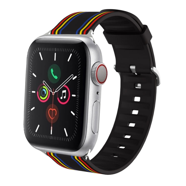 Silicone Replaceable Watch Strap, For Apple Watch Ultra 49mm / Series 8&7 45mm / SE 2&6&SE&5&4 44mm / 3&2&1 42mm, For Apple Watch Series 8&7 41mm / SE 2&6&SE&5&4 40mm / 3&2&1 38mm, For Apple Watch Series 7 45mm / 6 & SE & 5 & 4 44mm / 3 & 2 & 1 42mm���...