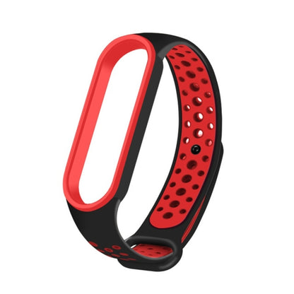For Xiaomi Mi Band 6 (CA8856) Breathable Silicone Replacement Strap Watchband with Holes