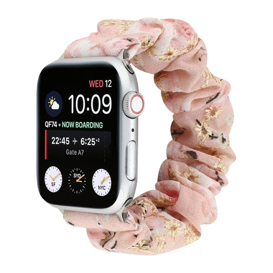 Fabric Hair Ring Replacement Strap Watchband, For Apple Watch Ultra 49mm / Series 8&7 45mm / SE 2&6&SE&5&4 44mm / 3&2&1 42mm, For Apple Watch Series 8&7 41mm / SE 2&6&SE&5&4 40mm / 3&2&1 38mm