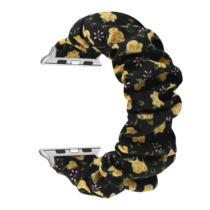 Fabric Hair Ring Replacement Strap Watchband, For Apple Watch Ultra 49mm / Series 8&7 45mm / SE 2&6&SE&5&4 44mm / 3&2&1 42mm, For Apple Watch Series 8&7 41mm / SE 2&6&SE&5&4 40mm / 3&2&1 38mm