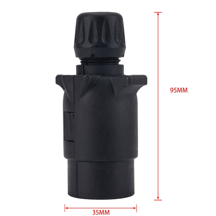 A4060 12V 7Pin EU Plug Socket Wiring Connector Adapter Plug Socket for Trailer, A4060