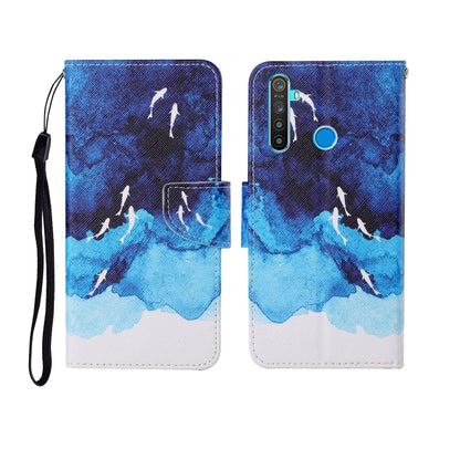 Painted Pattern Horizontal Flip Leathe Case, For OPPO Realme 5, For OPPO Realme 5 Pro, For OPPO Reno3, For OPPO Reno4, For OPPO Reno4 Lite, For OPPO F17 Pro, For OPPO Reno4 Pro