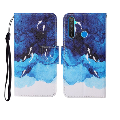 Painted Pattern Horizontal Flip Leathe Case, For OPPO Realme 5, For OPPO Realme 5 Pro, For OPPO Reno3, For OPPO Reno4, For OPPO Reno4 Lite, For OPPO F17 Pro, For OPPO Reno4 Pro