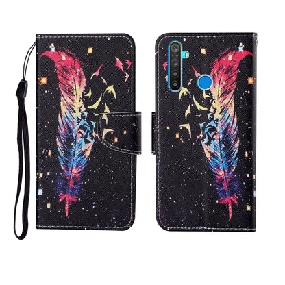 Painted Pattern Horizontal Flip Leathe Case, For OPPO Realme 5, For OPPO Realme 5 Pro, For OPPO Reno3, For OPPO Reno4, For OPPO Reno4 Lite, For OPPO F17 Pro, For OPPO Reno4 Pro