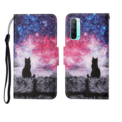 Painted Pattern Horizontal Flip Leathe Case, For OPPO Realme 5, For OPPO Realme 5 Pro, For OPPO Reno3, For OPPO Reno4, For OPPO Reno4 Lite, For OPPO F17 Pro, For OPPO Reno4 Pro