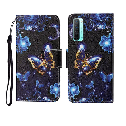 Painted Pattern Horizontal Flip Leathe Case, For OPPO Realme 5, For OPPO Realme 5 Pro, For OPPO Reno3, For OPPO Reno4, For OPPO Reno4 Lite, For OPPO F17 Pro, For OPPO Reno4 Pro
