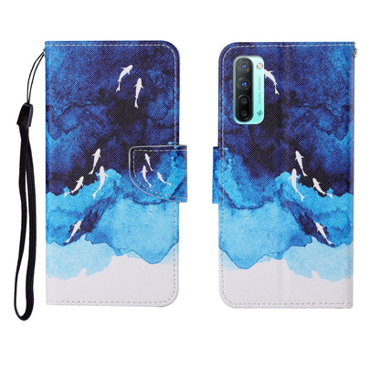 Painted Pattern Horizontal Flip Leathe Case, For OPPO Realme 5, For OPPO Realme 5 Pro, For OPPO Reno3, For OPPO Reno4, For OPPO Reno4 Lite, For OPPO F17 Pro, For OPPO Reno4 Pro