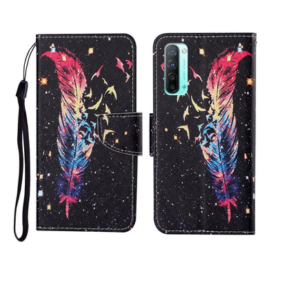 Painted Pattern Horizontal Flip Leathe Case, For OPPO Realme 5, For OPPO Realme 5 Pro, For OPPO Reno3, For OPPO Reno4, For OPPO Reno4 Lite, For OPPO F17 Pro, For OPPO Reno4 Pro
